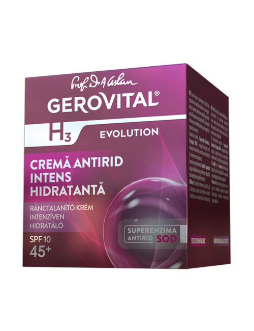 Intenzíven hidratáló ránctalanító krém SPF10