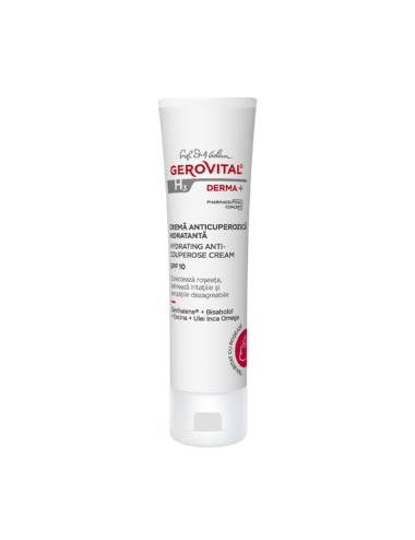 Kuperózis elleni hidratáló krém SPF10