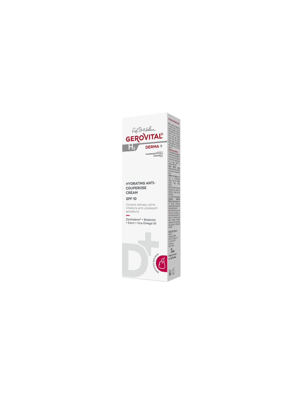 Hydrating anti-couperose cream SPF10