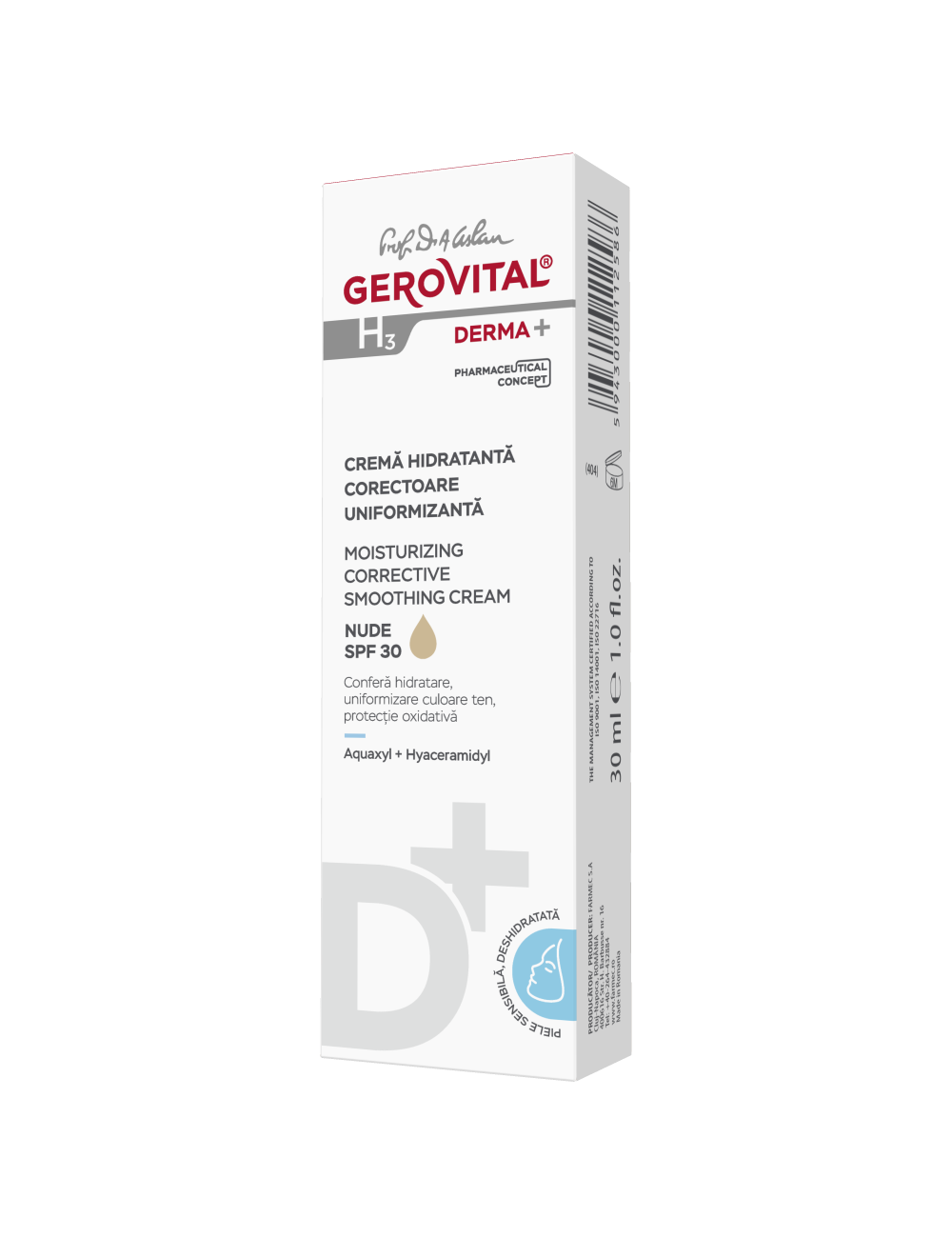 Hidratáló Korrektor Egységesítő Krém - Nude/SPF30