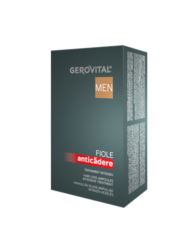 Gerovital MEN Hair loss Ampoules - intensive treatment