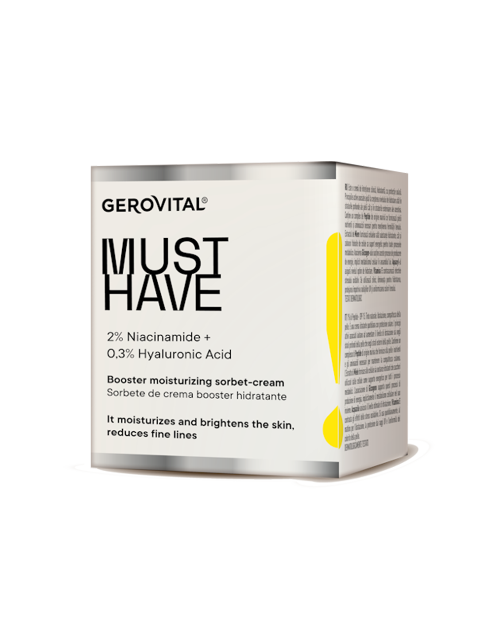 Intenzív hidratáló sorbet-krém 2% niacinamid