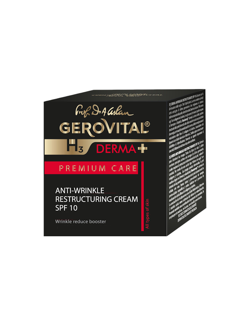 Anti-wrinkle restructuring cream SPF10