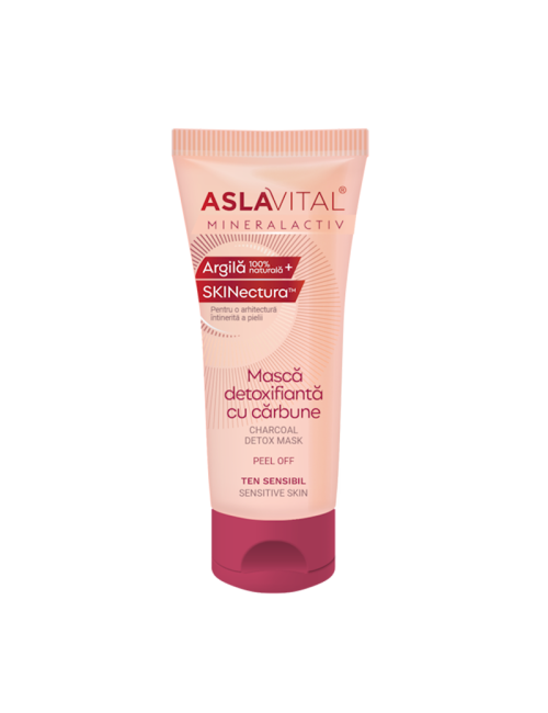 Aslavital MineralActiv Detoxifying Peel-Off Mask with Charcoal