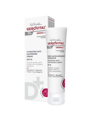 Hydrating anti-couperose cream SPF10