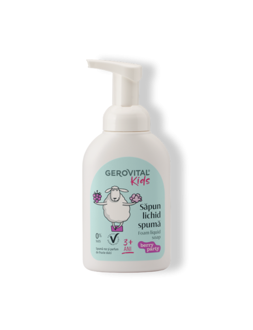 Gerovital Kids Foam Liquid Soap - Berry Party